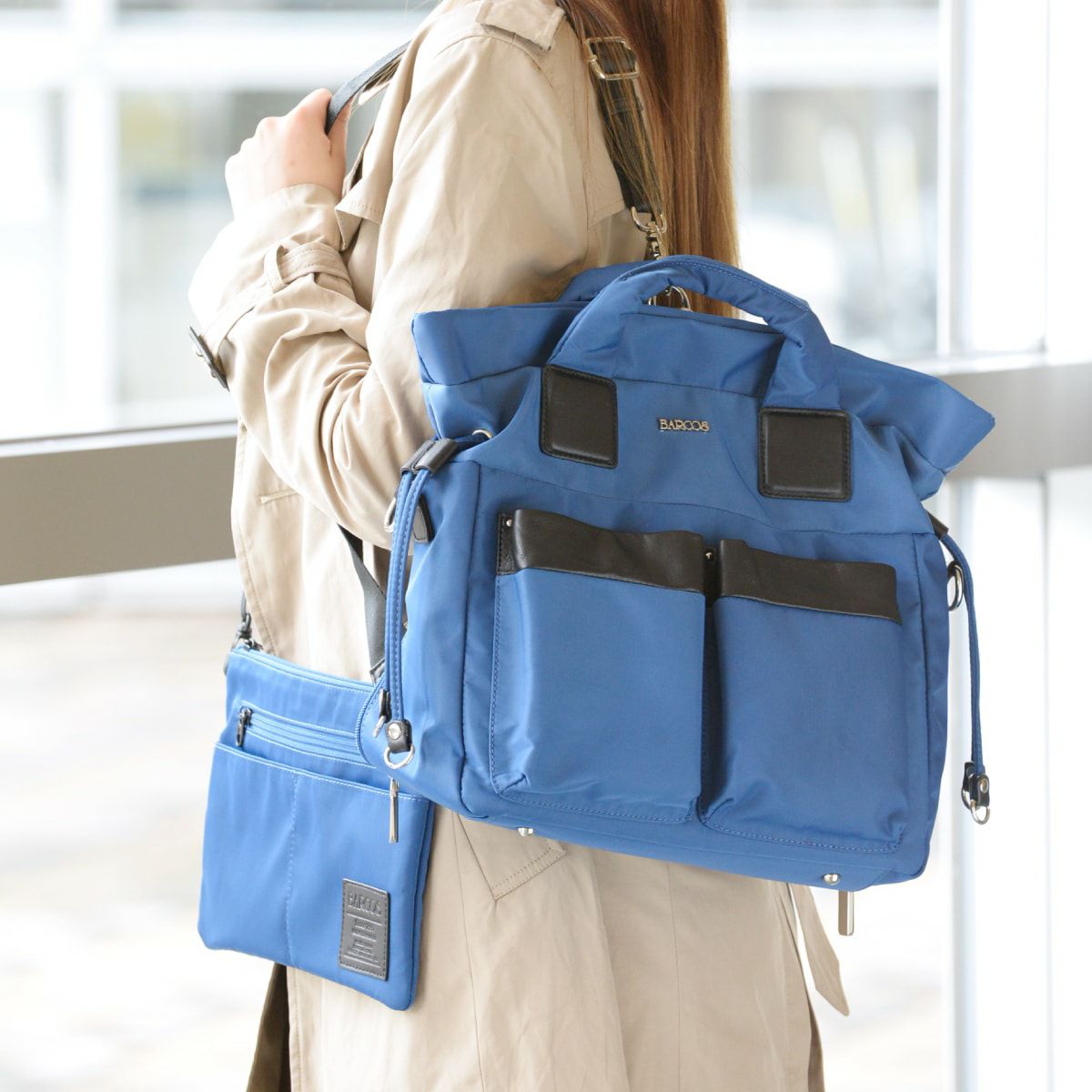 【セット商品】3wayナイロンリュック＜プリモ＞＆ナイロンサコッシュ