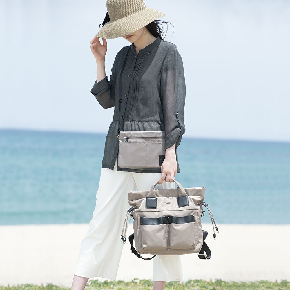 【セット商品】3wayナイロンリュック＜プリモ＞＆ナイロンサコッシュ