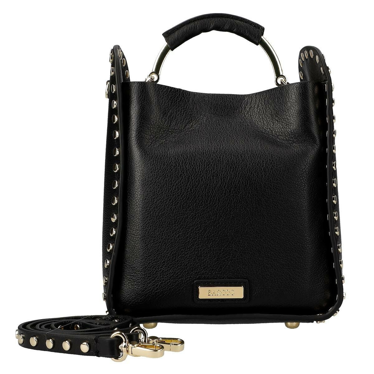 牛革2way和紙風デザインハンドバッグ。