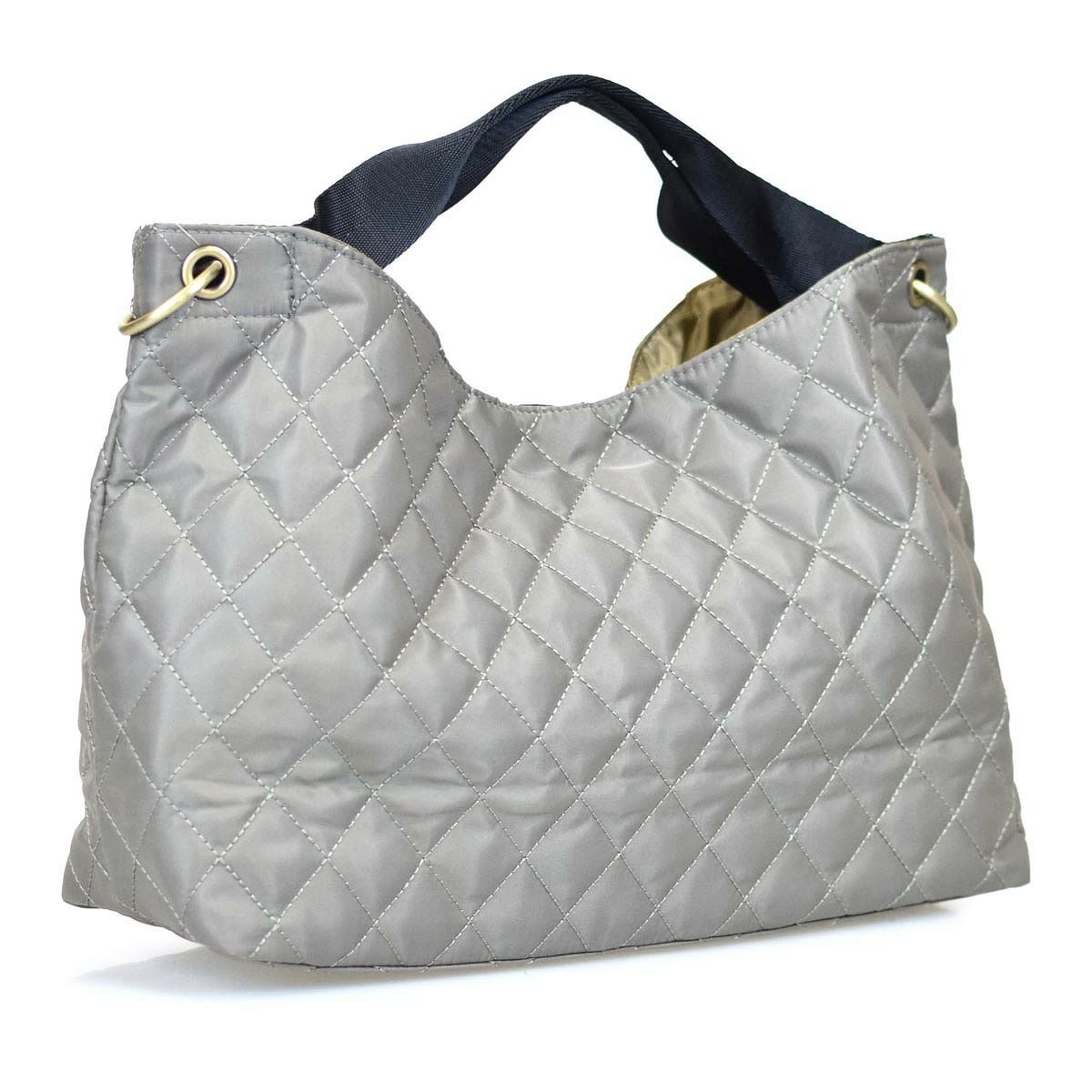 キルティングトートバッグ