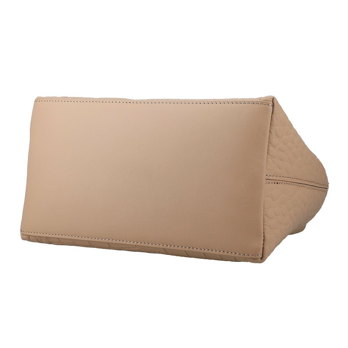 2wayクロコダイル調型押し異素材ハンドバッグ