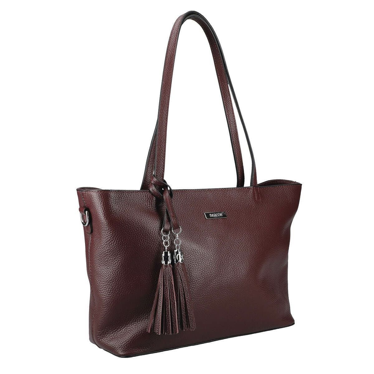 牛革フリンジ付き2wayトートバッグ