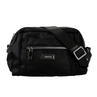 フロントメタルロゴ付きナイロンポシェット