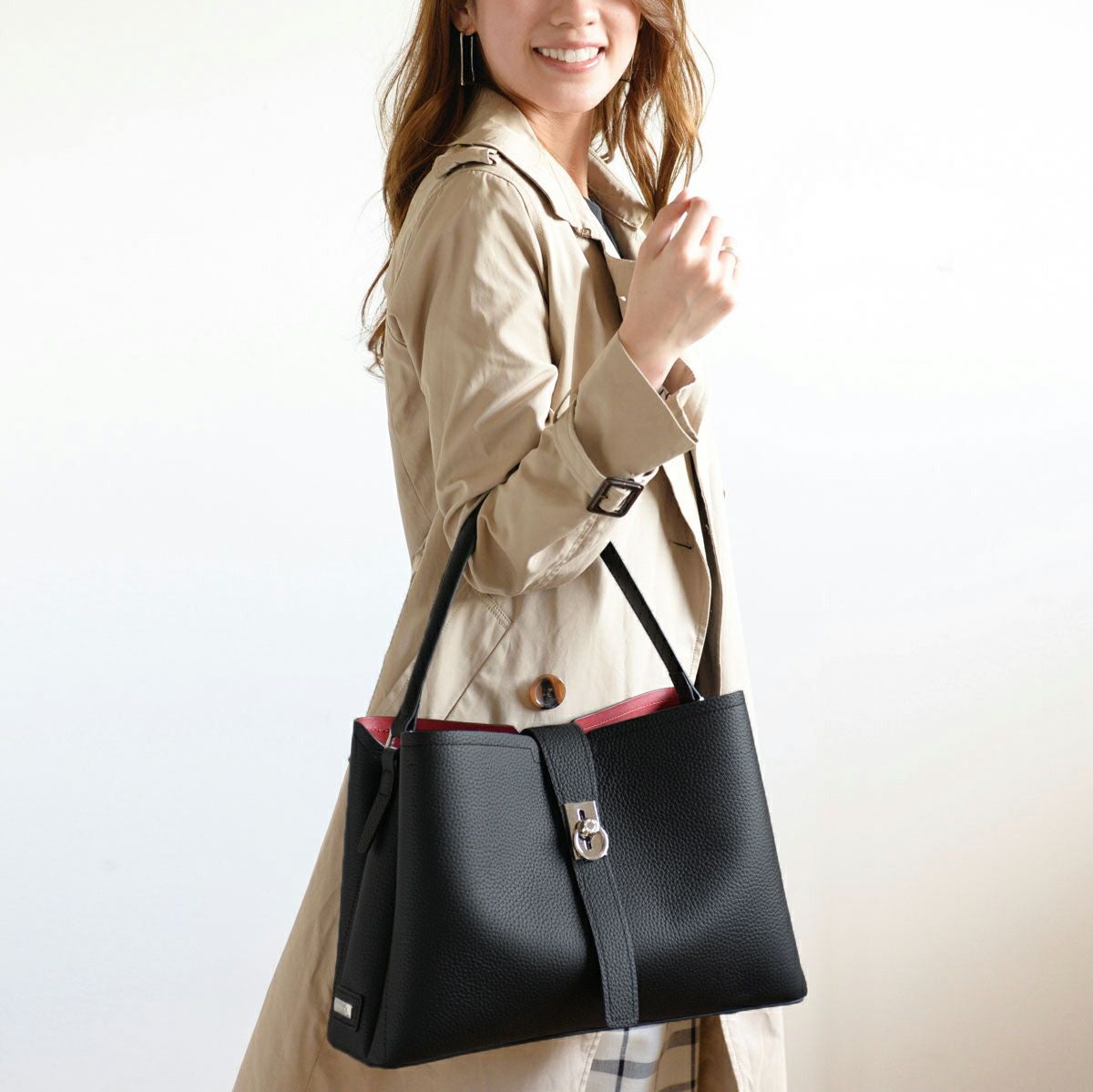 シュリンクレザー2wayショルダーバッグ セリーナ