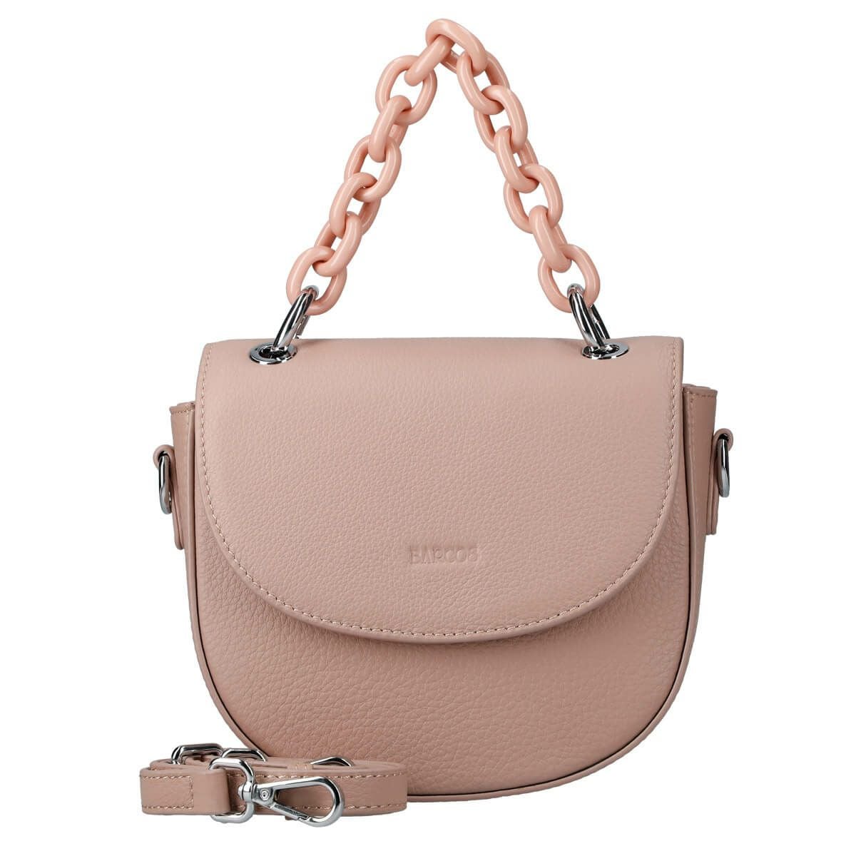 半月型牛革2wayショルダーバッグ