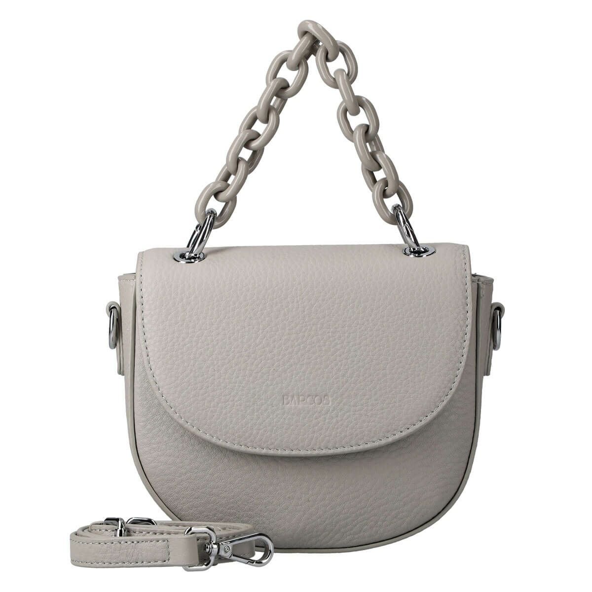 半月型牛革2wayショルダーバッグ