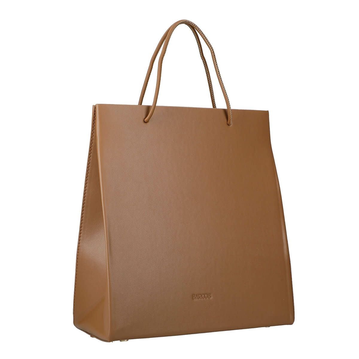 2wayレザーショッパー風ハンドバッグ