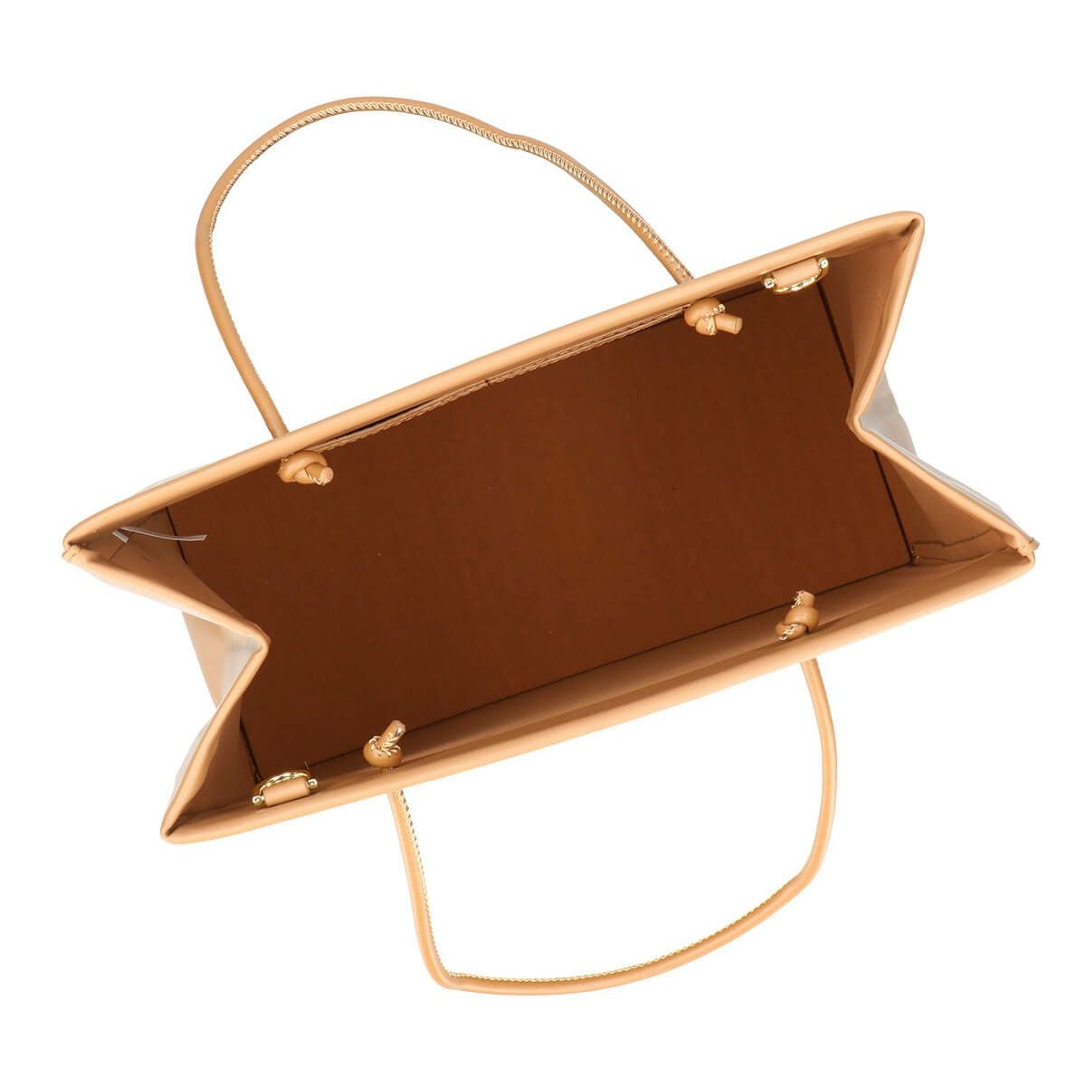 2wayレザーショッパー風ハンドバッグ