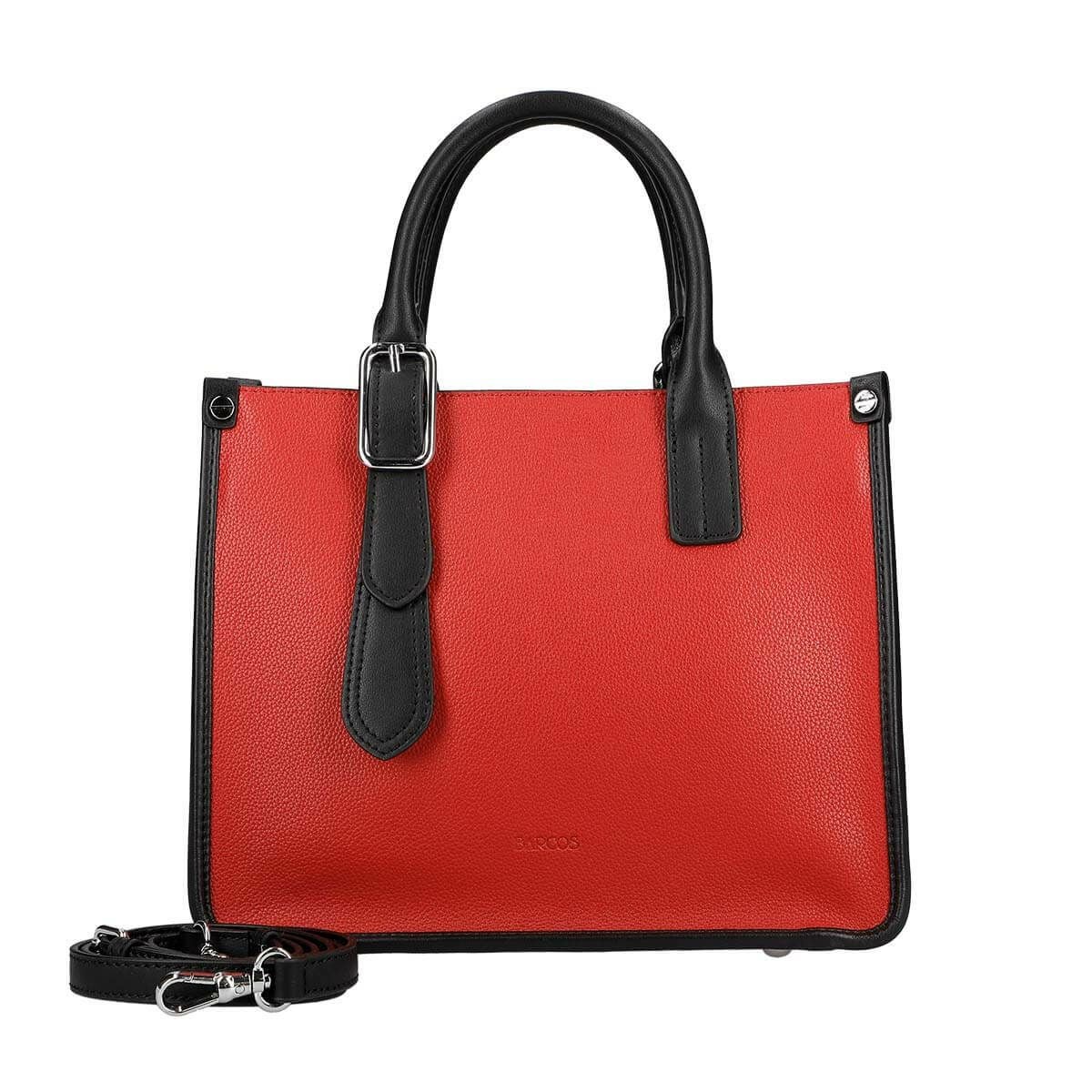 本革レザー配色2wayハンドバッグ