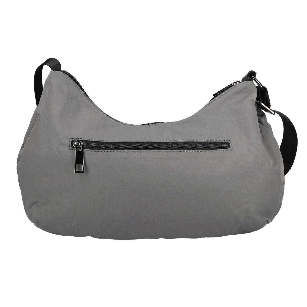 切返しデザインナイロンショルダーバッグ