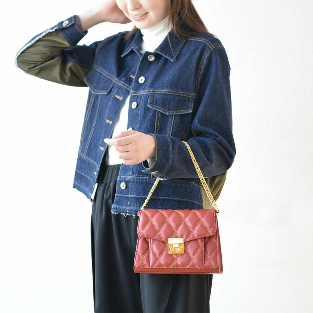 本革キルティングレザーハンドバッグ | バルコス公式オンラインショップ