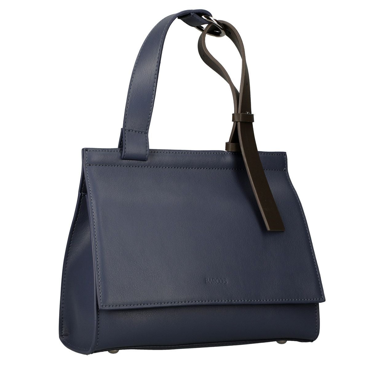 バイカラーベルトデザインハンドバック