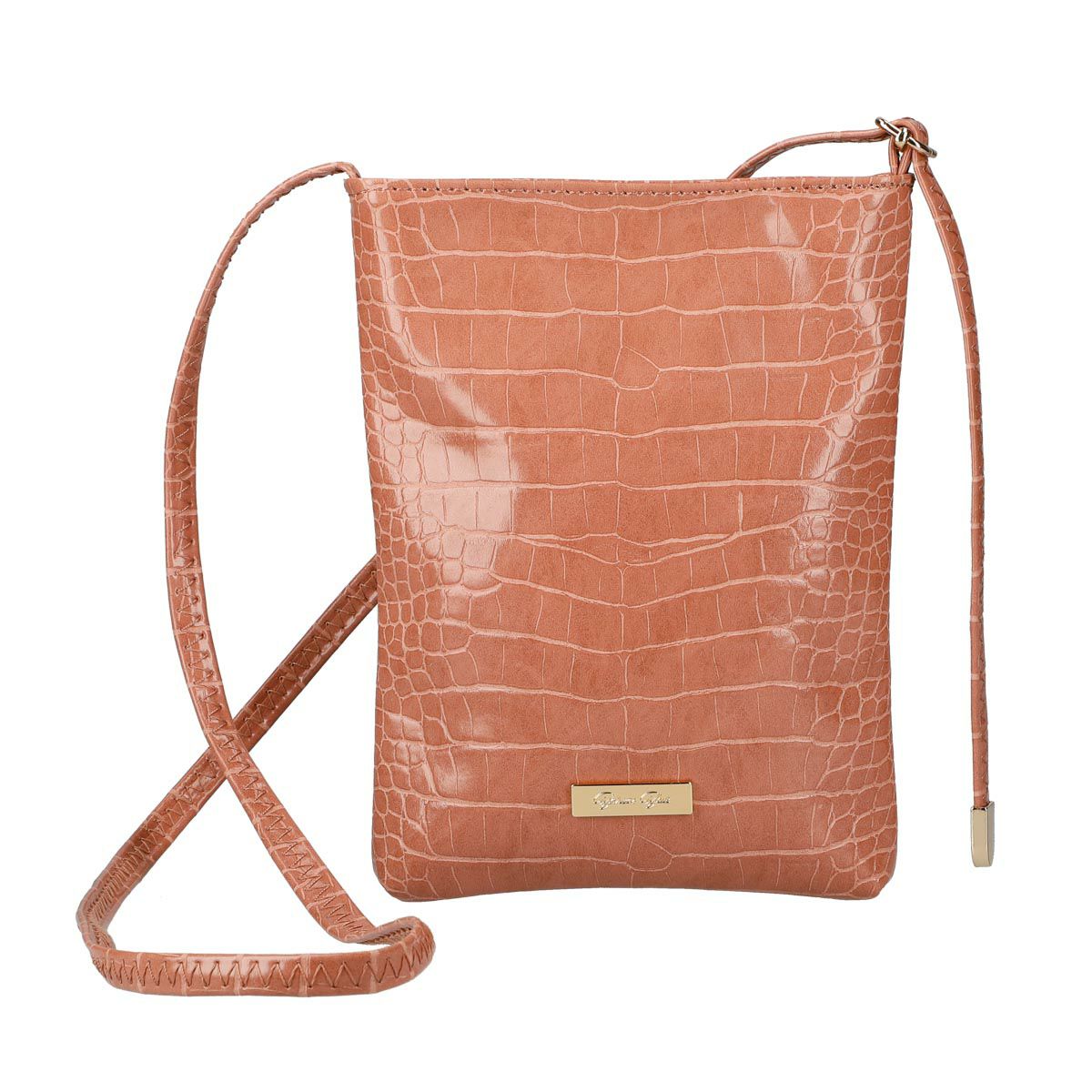 アニマル型押しミニショルダーバッグ