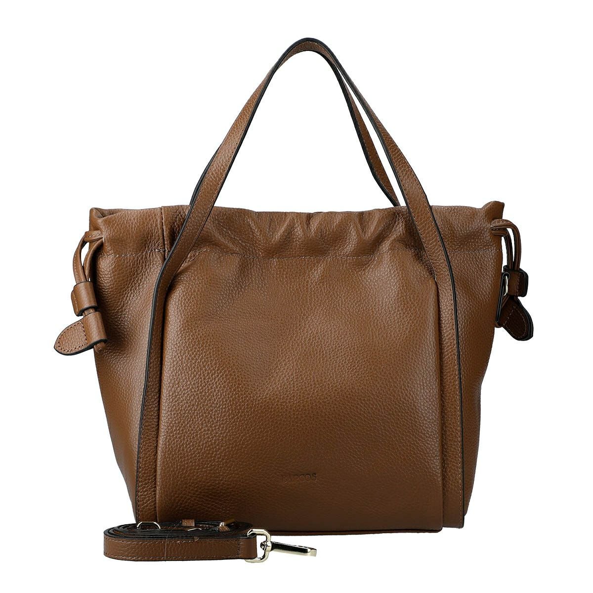 シュリンクレザー巾着2wayバッグ