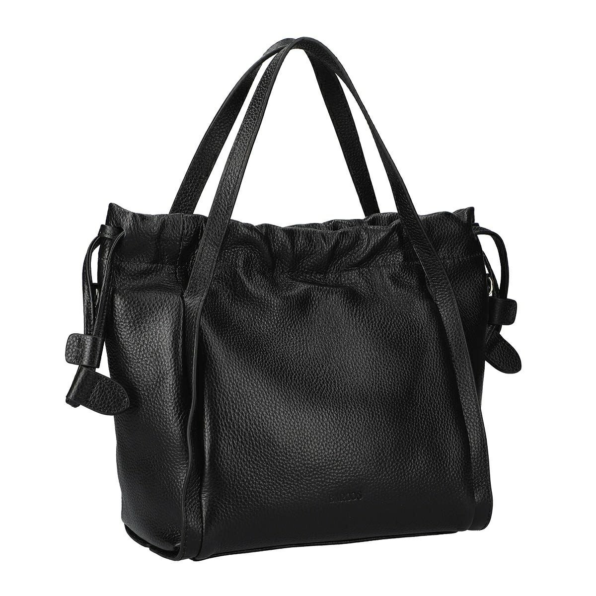 シュリンクレザー巾着2wayバッグ