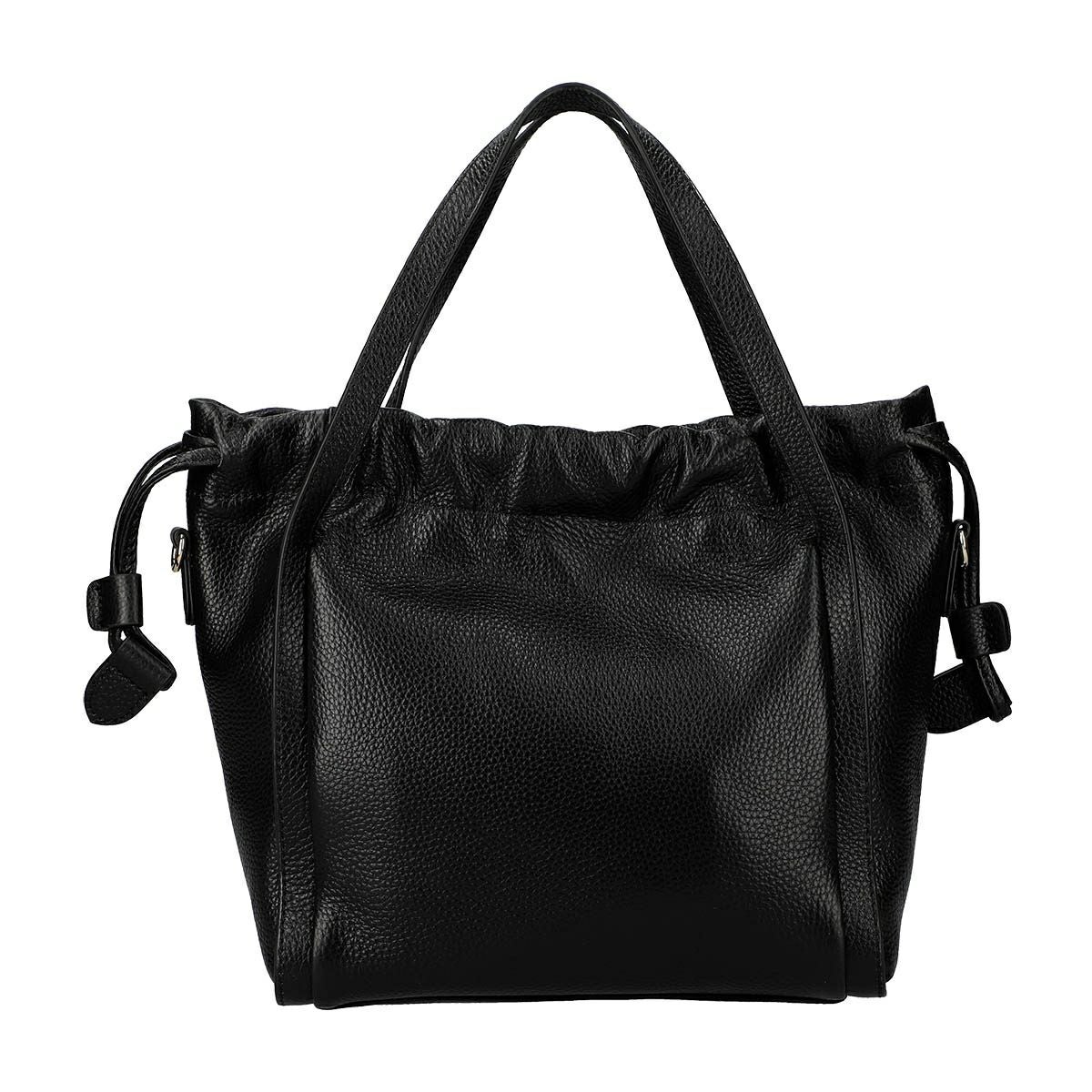 シュリンクレザー巾着2wayバッグ