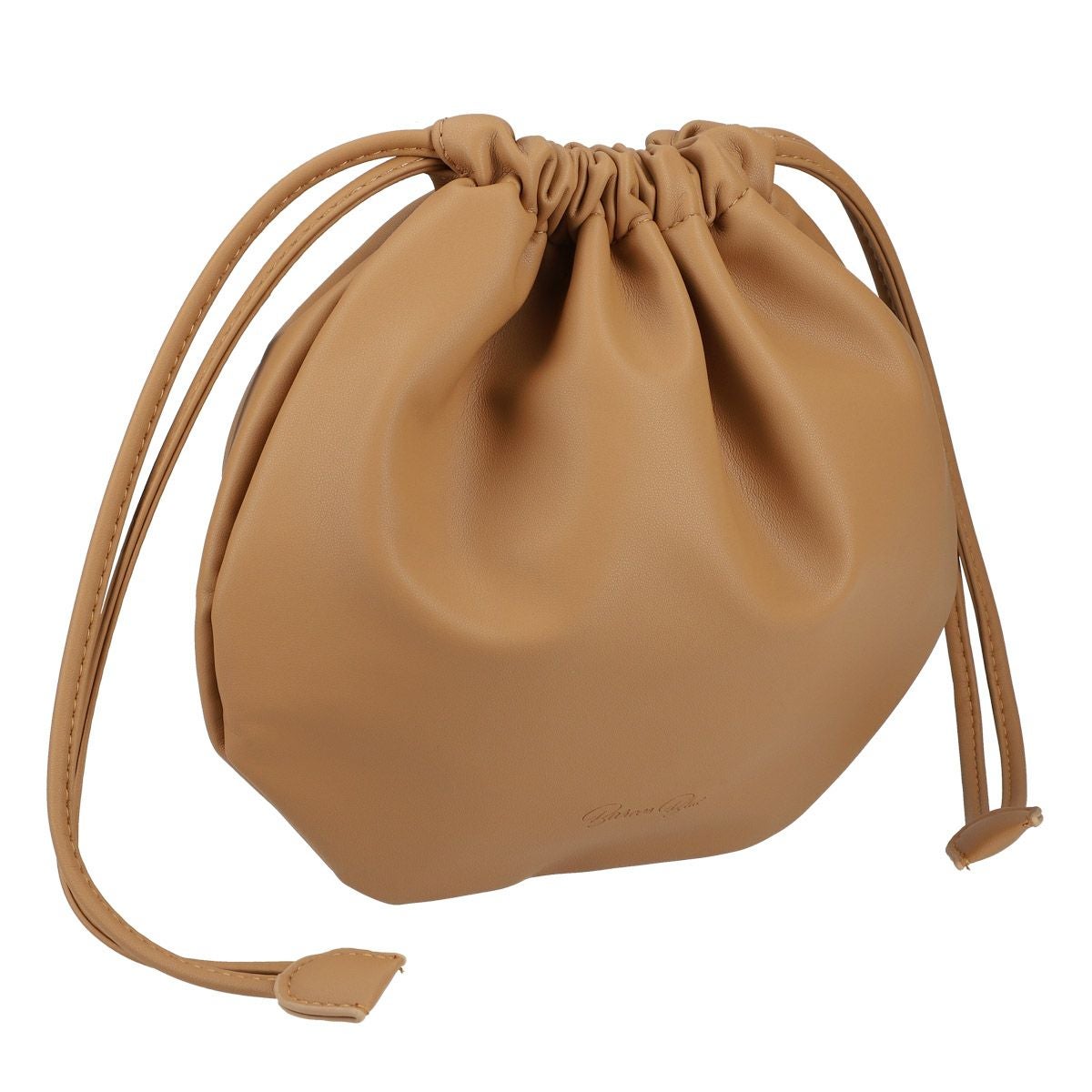 巾着型ショルダーバッグ