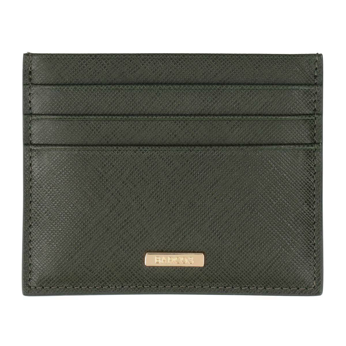 サフィアノ調レザーカードケース