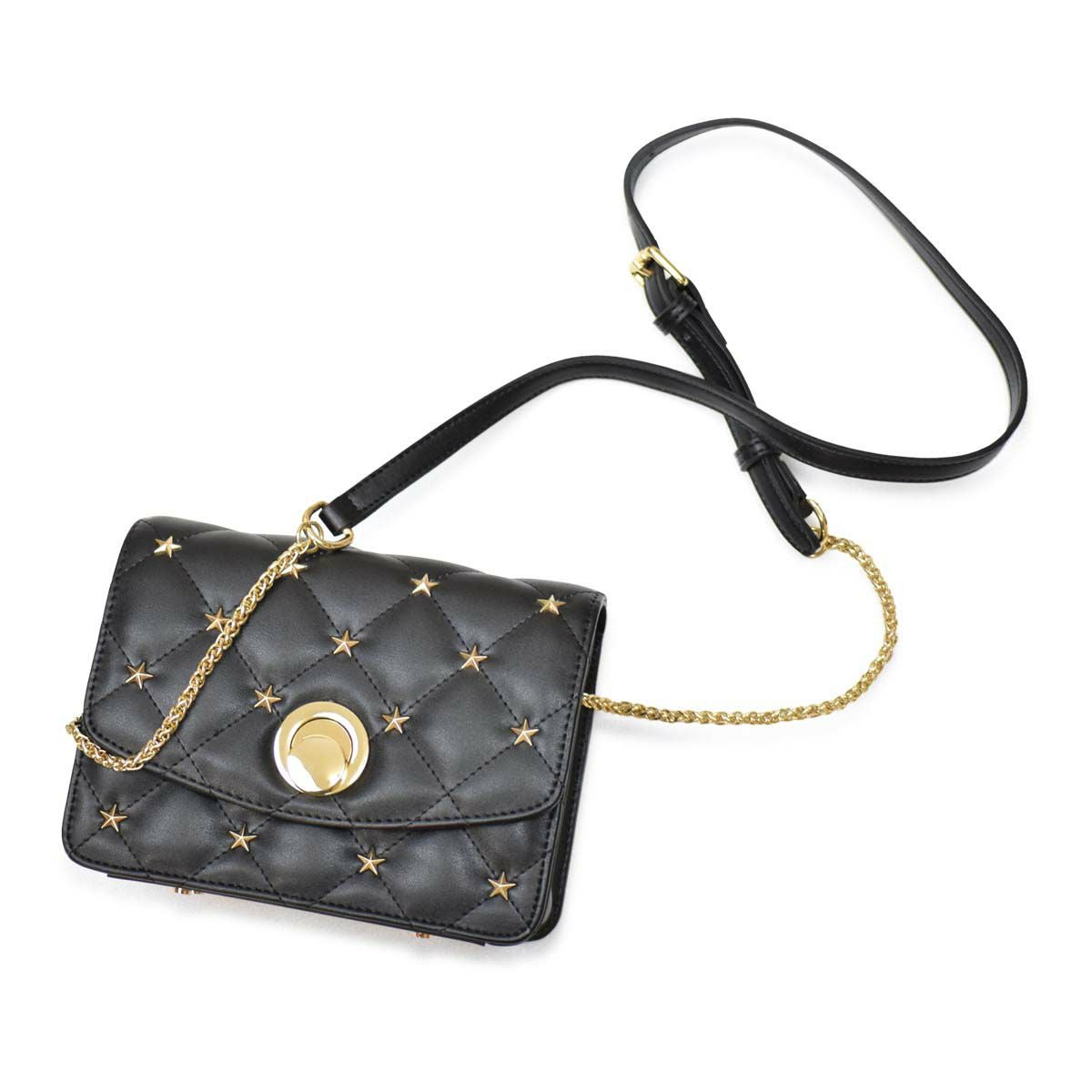 Velix スタッズ付きキルティングショルダーバッグ