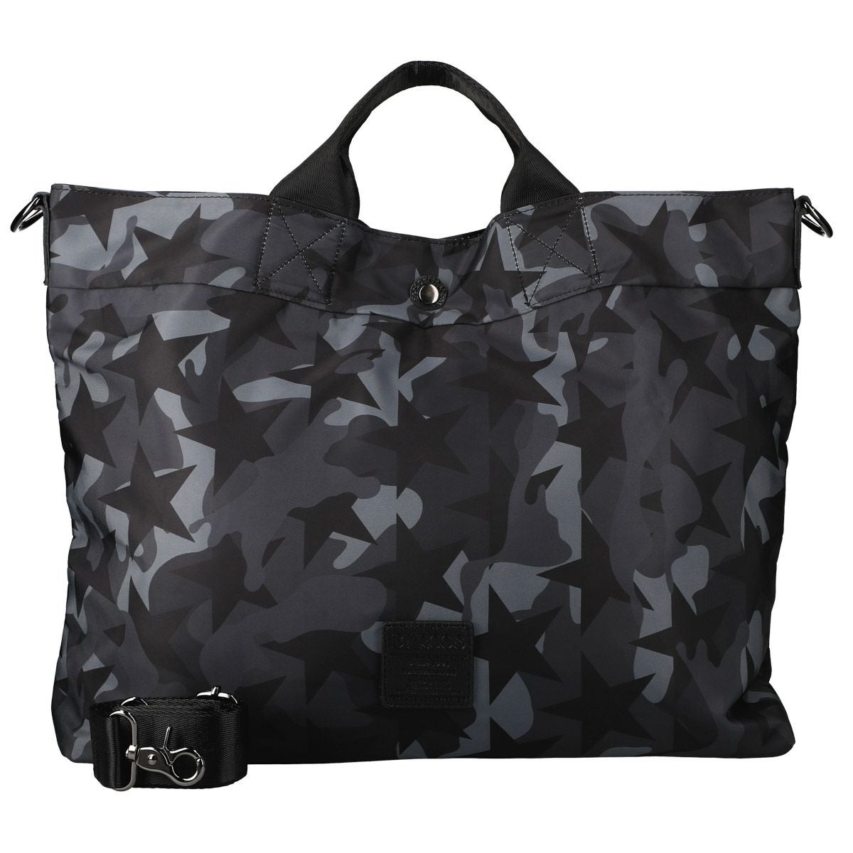 柄入りA4ポリエステル2wayハンドバッグ