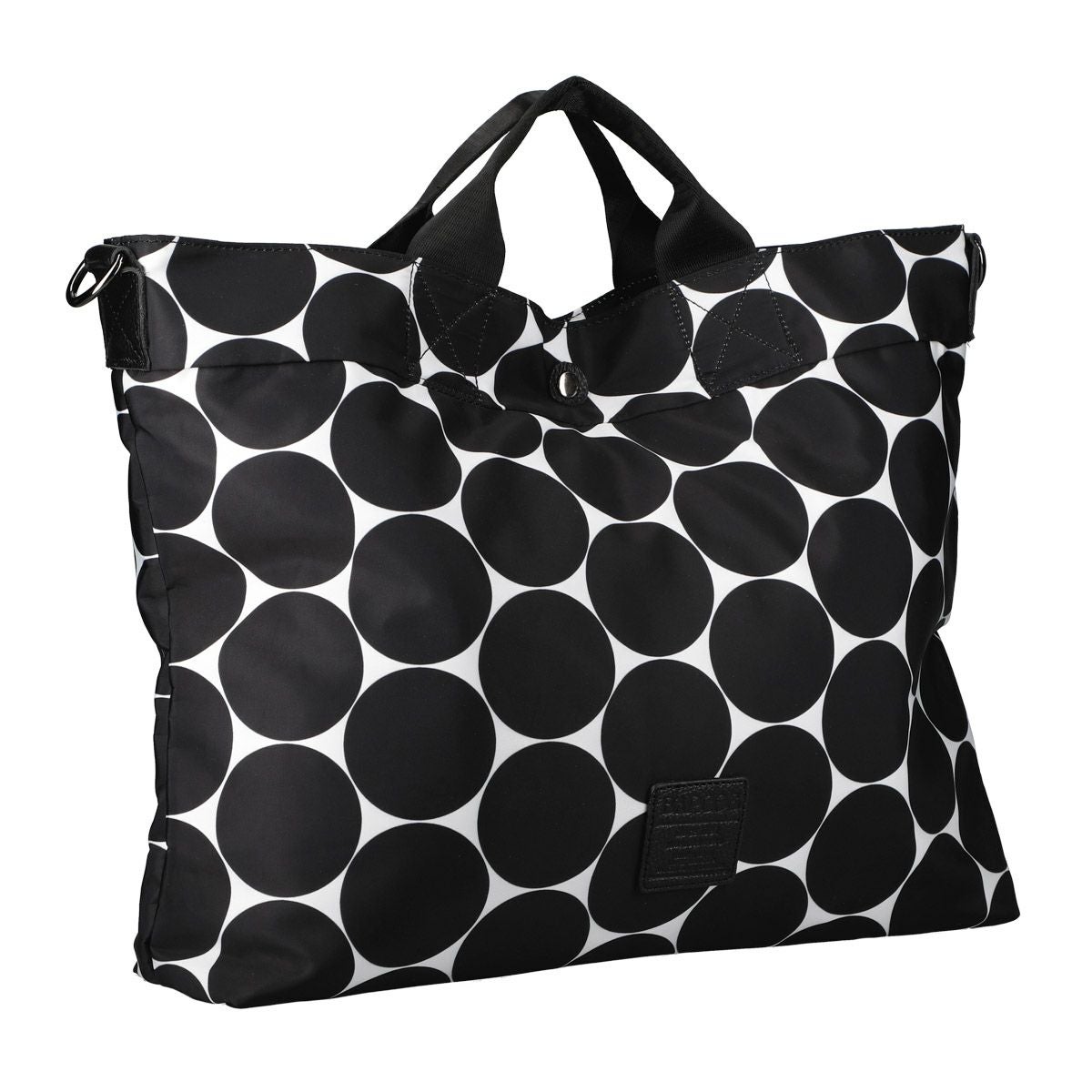 柄入りA4ポリエステル2wayハンドバッグ