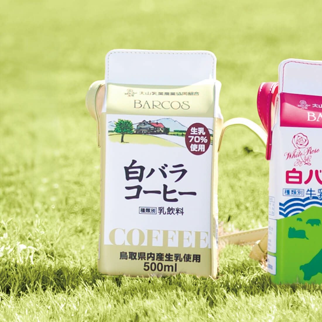 白バラコーヒーポシェット