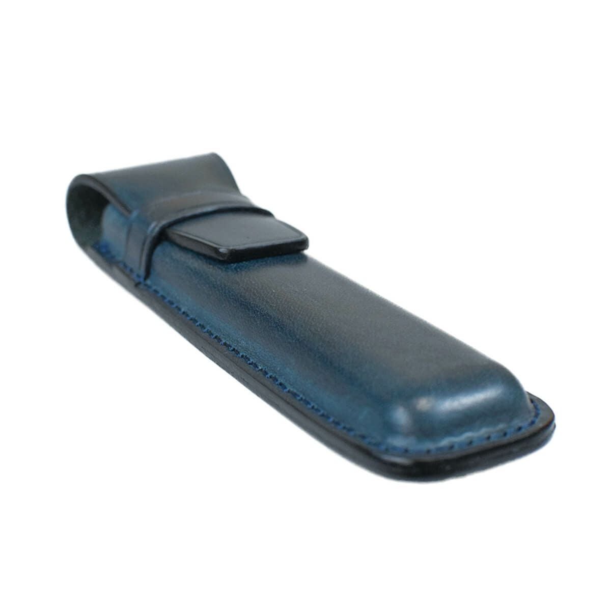 2本用牛革ペンケース