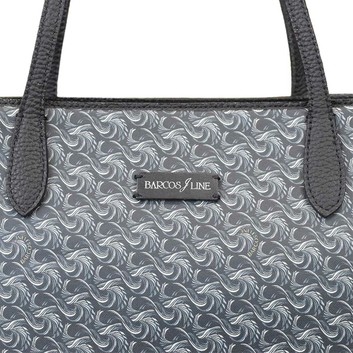 日本製 鳥プリントトートバッグ 中サイズ