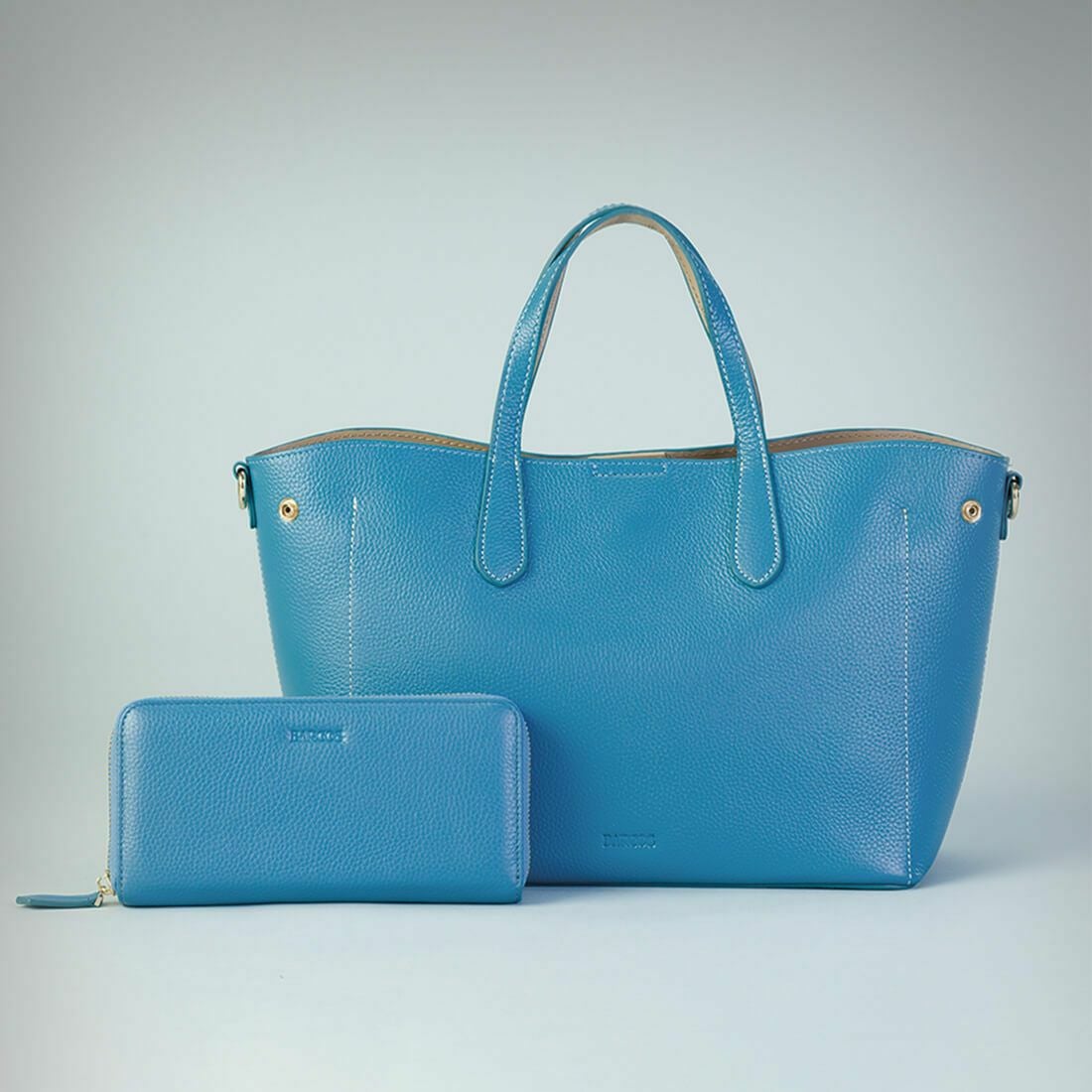 【セット商品】シュリンクレザーハンドバッグ＆財布＜ユニバーサルセット＞