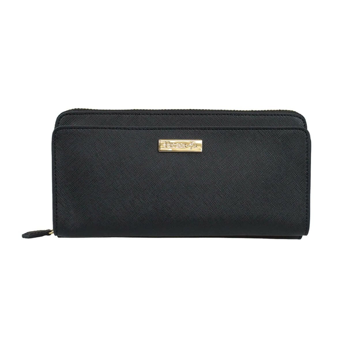 サフィアノ調レザー2way多機能財布