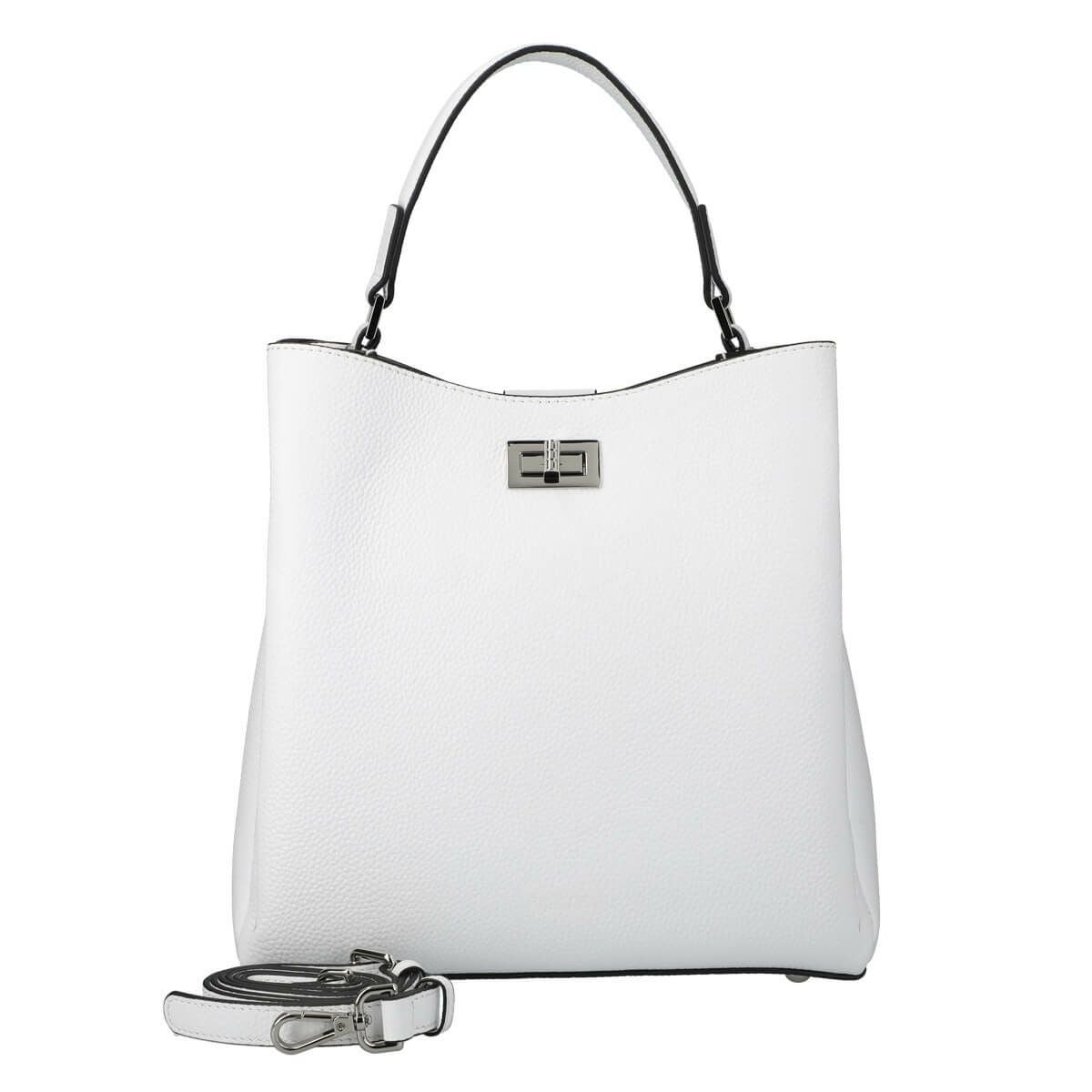 牛革ワンハンドル2wayバッグ