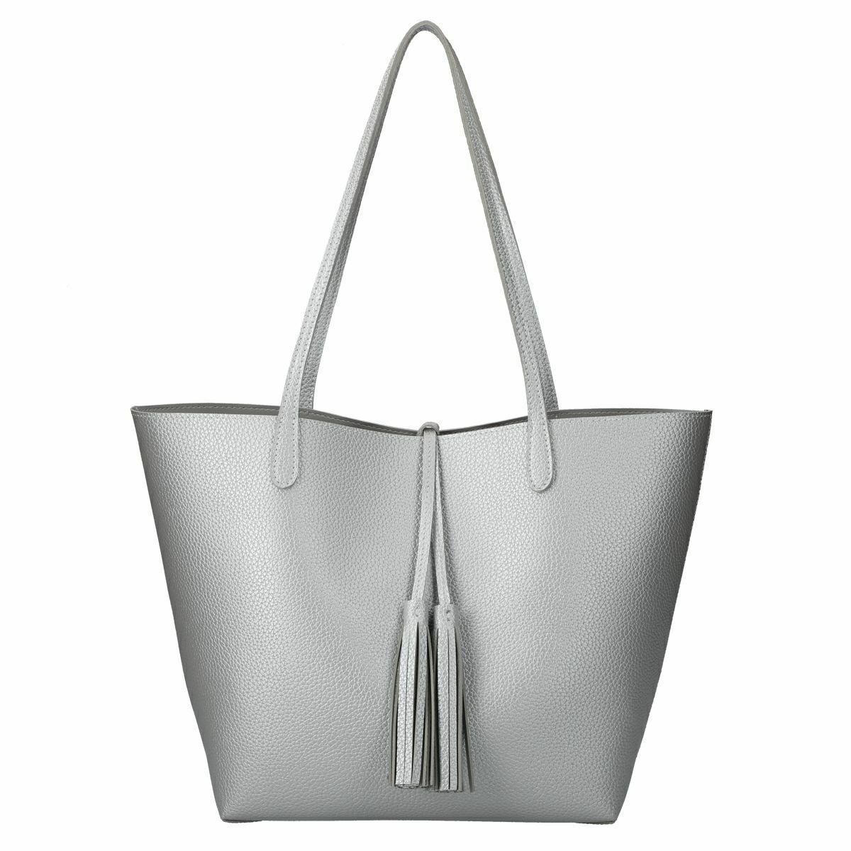 タッセル付きトートバッグ