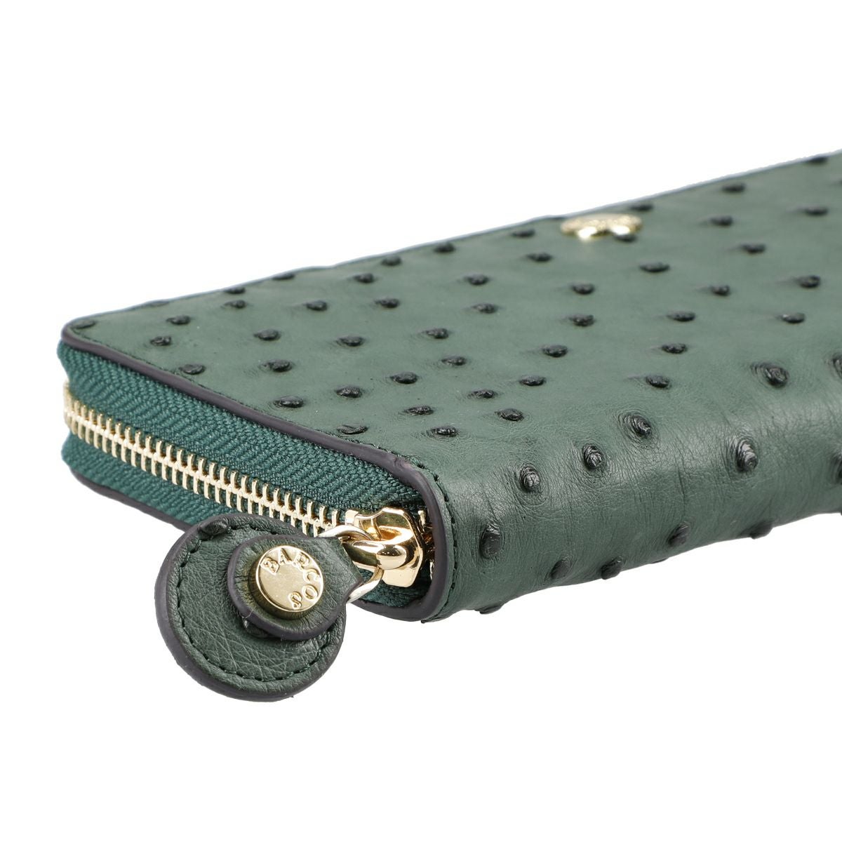 GLウォレット オーストリッチレザーラウンド型財布＜リッコR＞