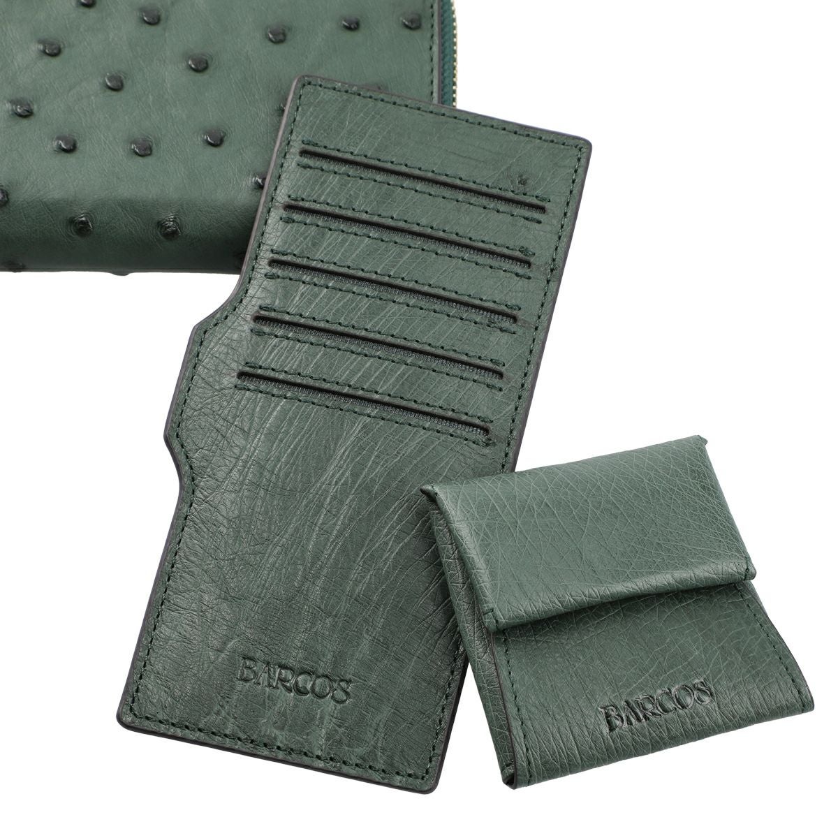 GLウォレット オーストリッチレザーラウンド型財布＜リッコR＞