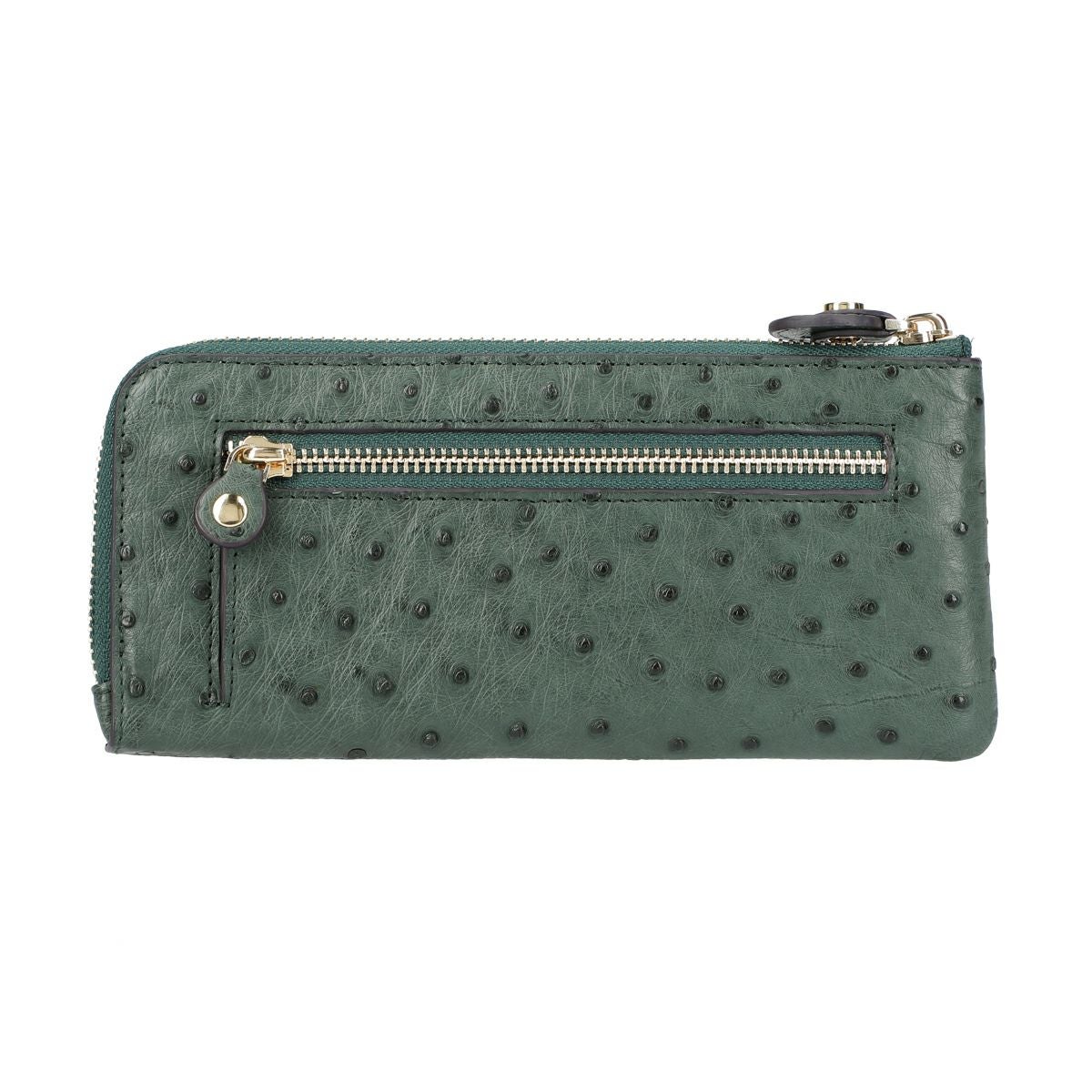 GLウォレット オーストリッチレザーL字型財布＜リッコL＞