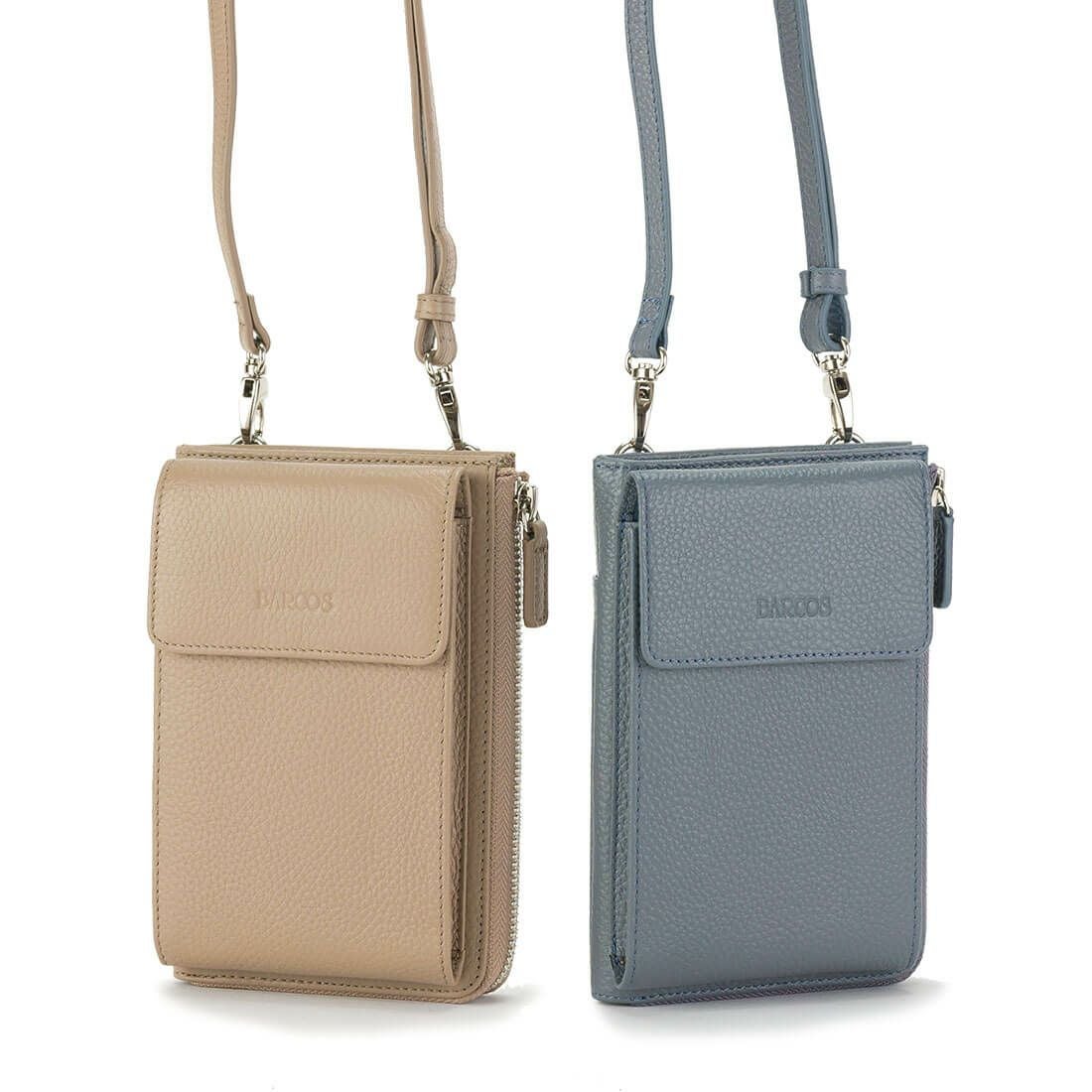 L字型シュリンクレザースマホポシェット＜アミーゴ＞