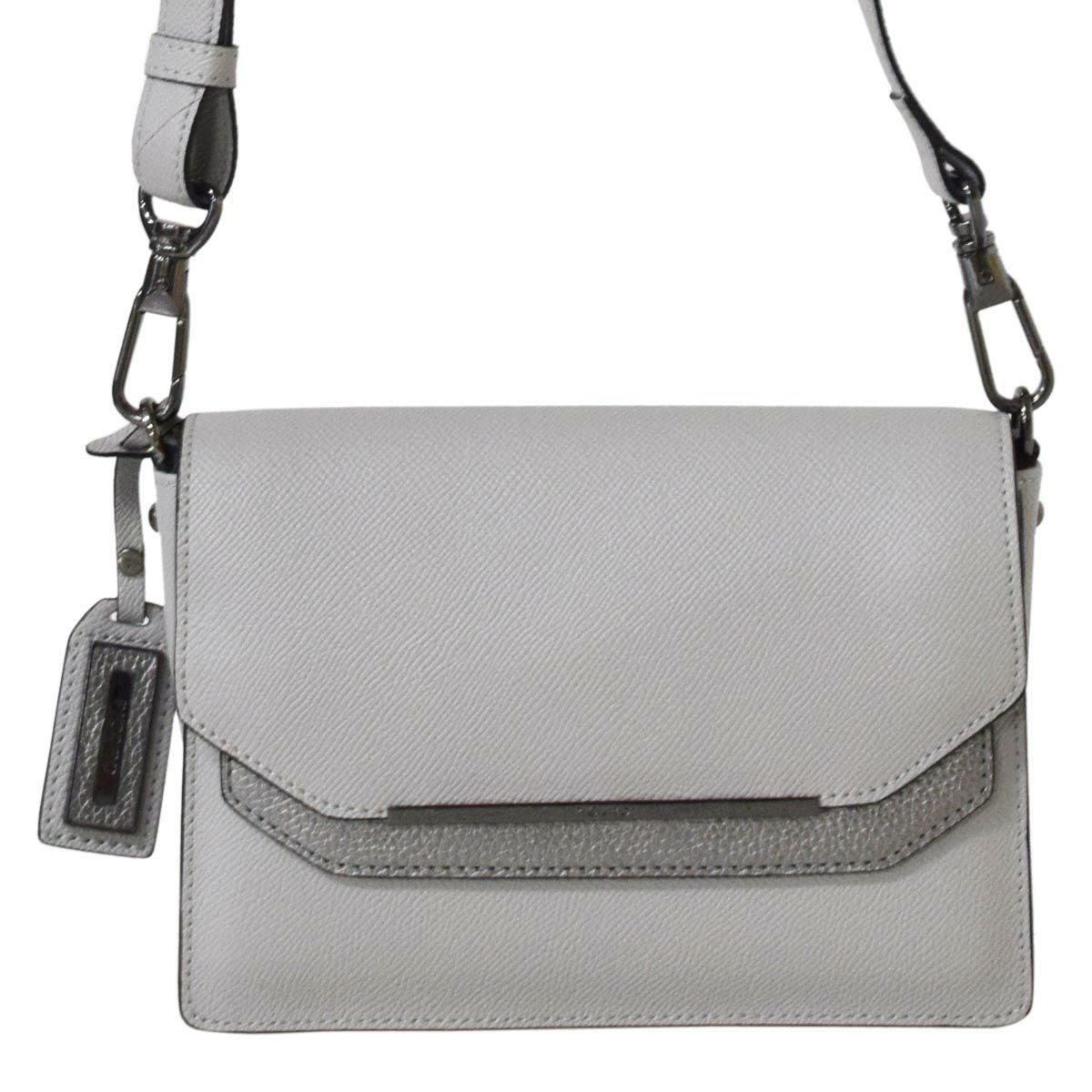 バイカラーミニケース付きサフィアノレザーバッグ