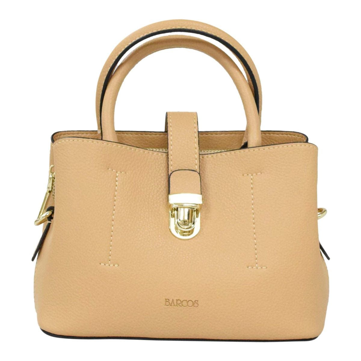 レザー錠前付き2wayミニハンドバッグ