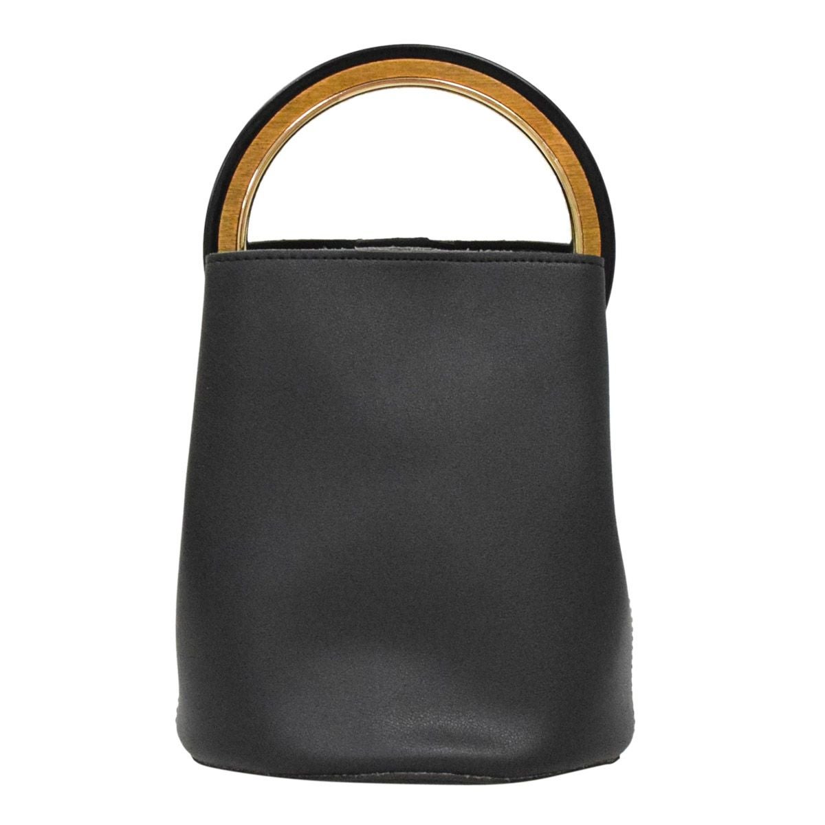 ミニケース付きPUハンドバッグ