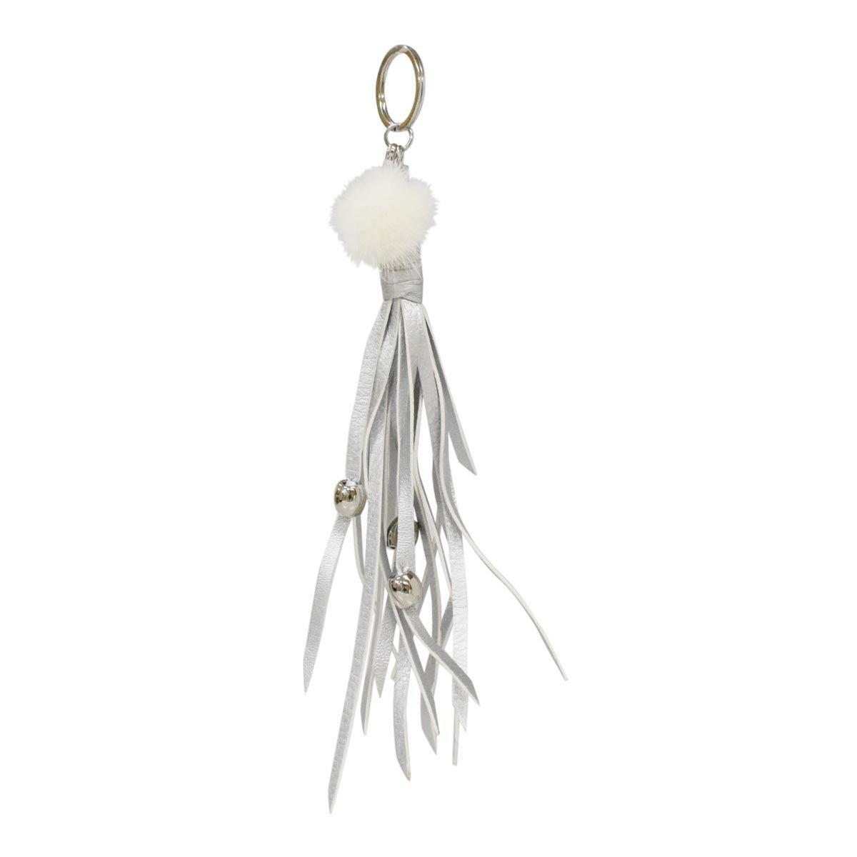 ファー付フリンジチャーム