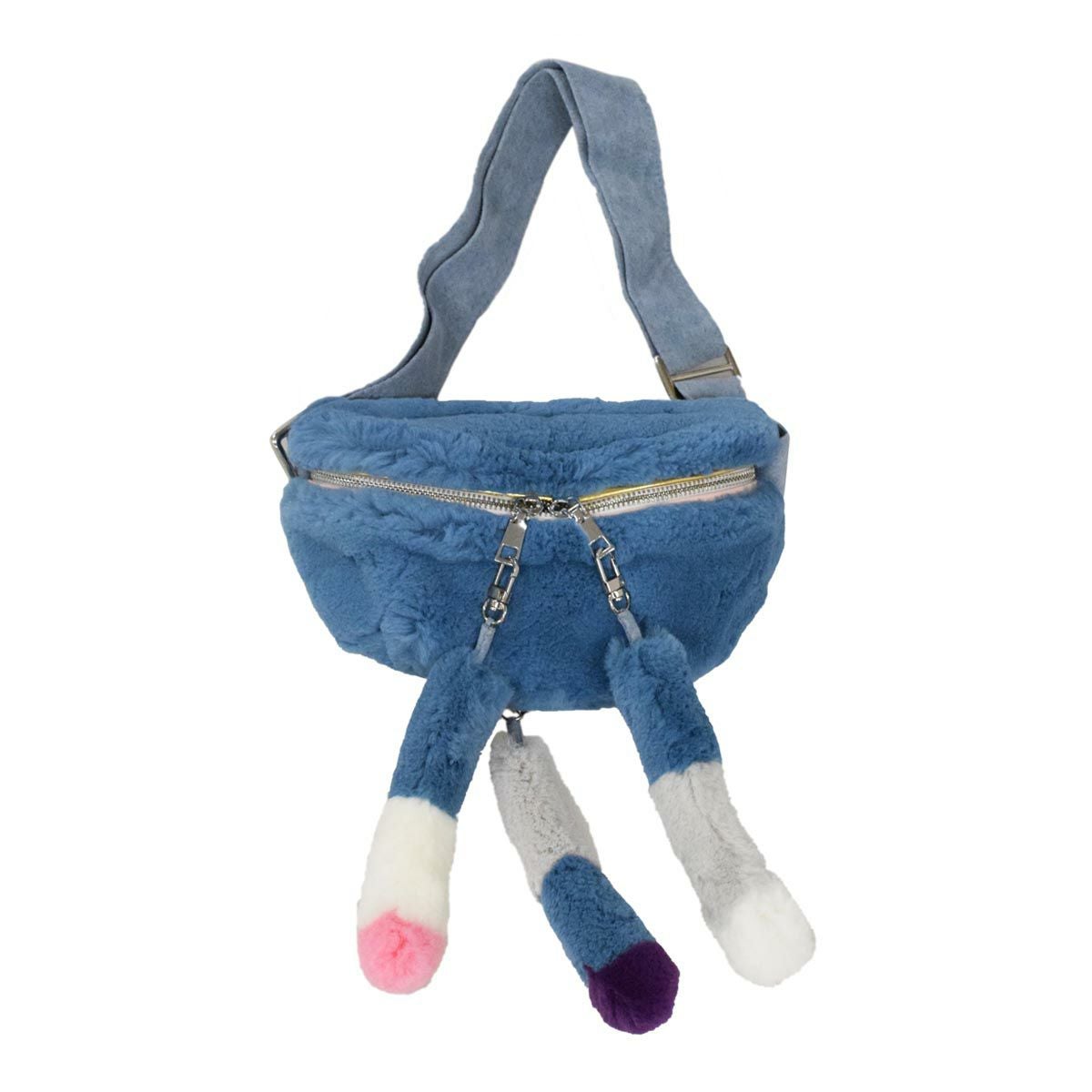 ラビットファーボディバッグ