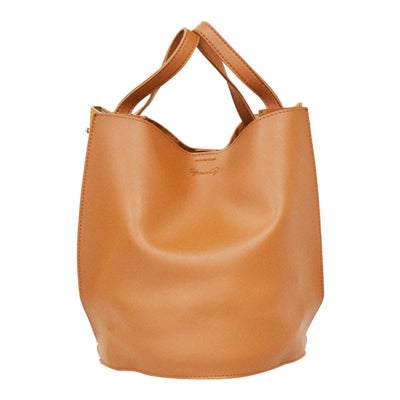 バイカラー3way縦長ハンドバッグ