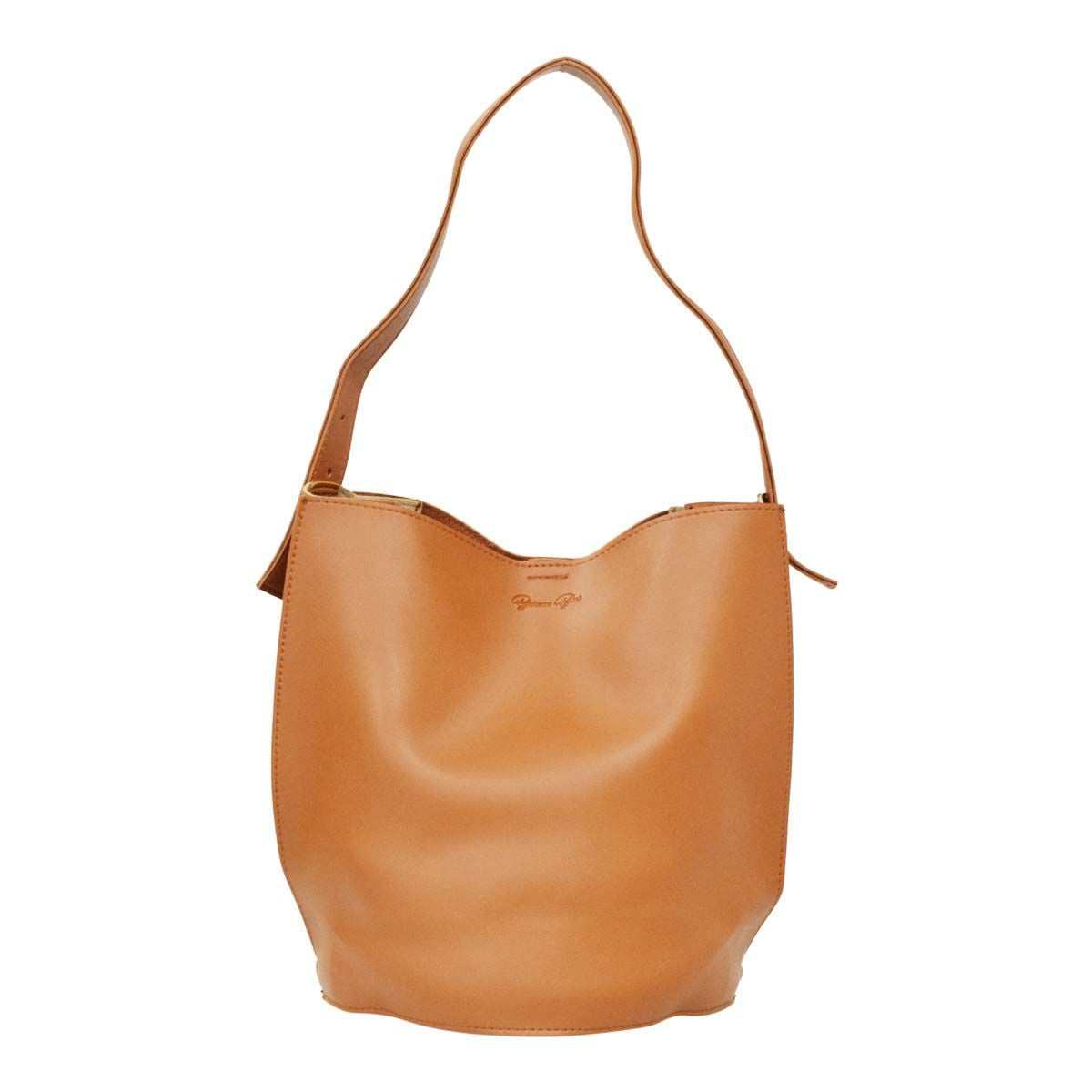 バイカラー3way縦長ハンドバッグ