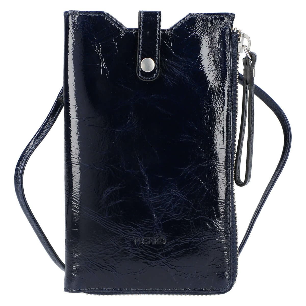 BRILLIANC ツヤ有りレザースマホポシェット