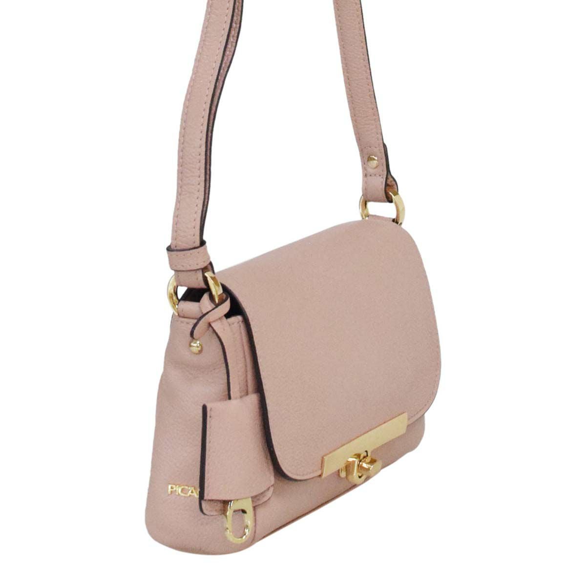 フロント金具付きポシェット