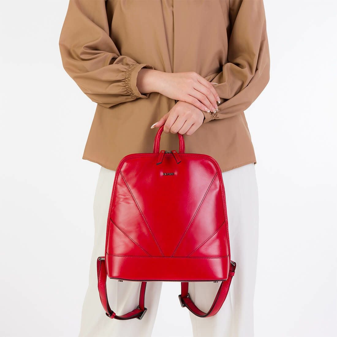 SHEILA スタイリッシュレザーリュック