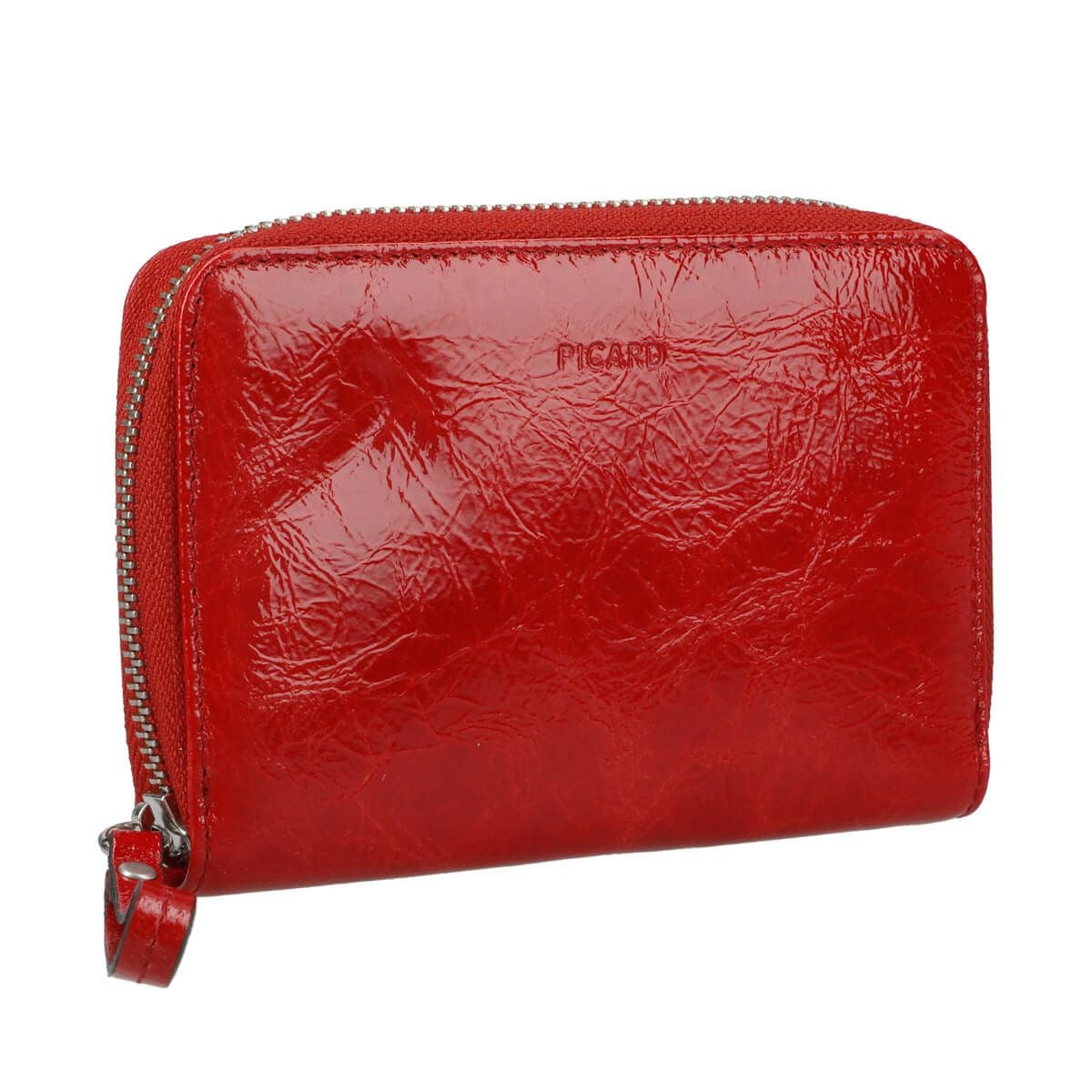 BRILLIANC ツヤ有りレザー折り財布