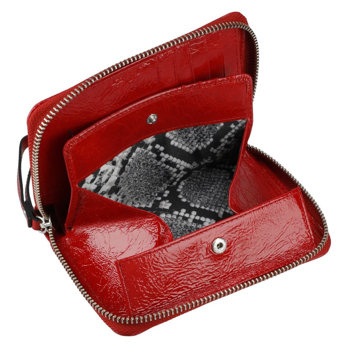 BRILLIANC ツヤ有りレザー折り財布