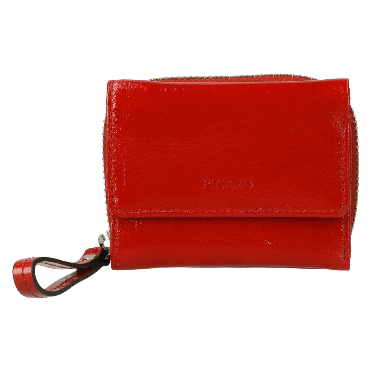 BRILLIANC ツヤ有りレザー3つ折りコンパクト財布