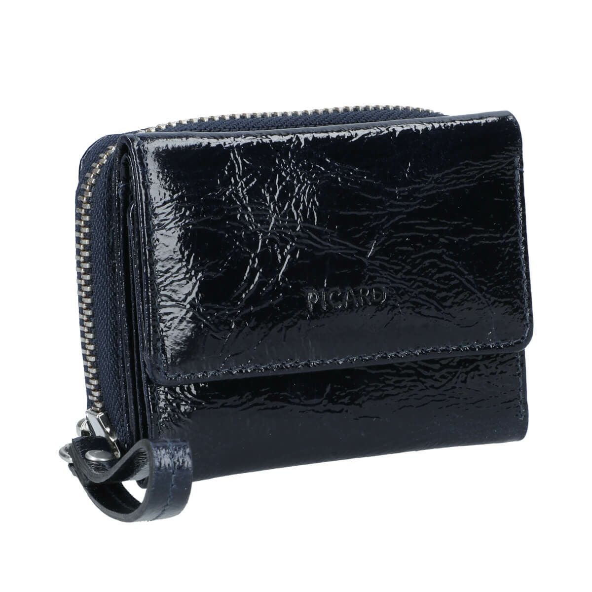 BRILLIANC ツヤ有りレザー3つ折りコンパクト財布